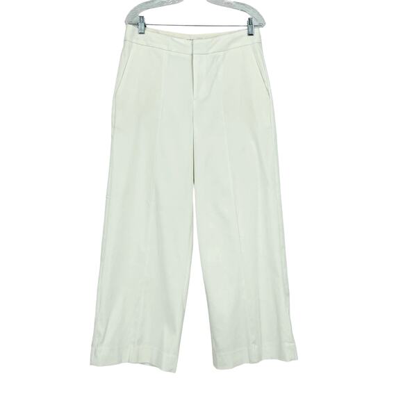 Everlane Pants - Everlane Wide Leg Trouser Pants Cream Women's Size 2 NWOT